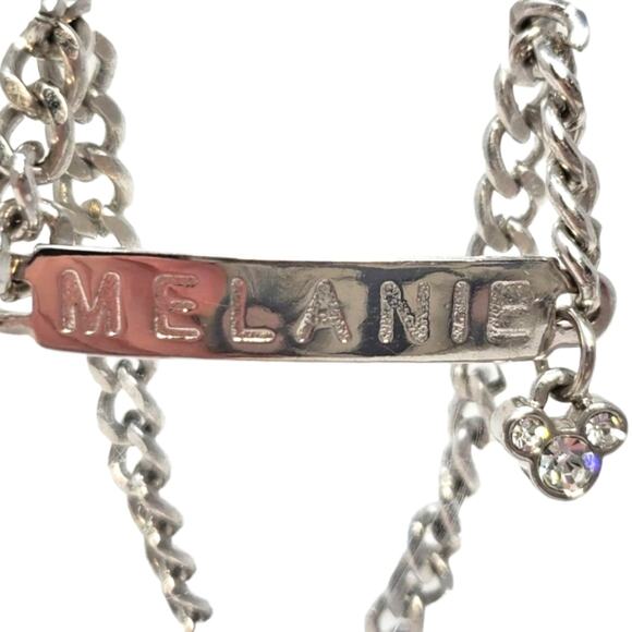 Disney Custom Name Plate Mickey Mouse Bracelet: Melanie - Picture 1 of 10